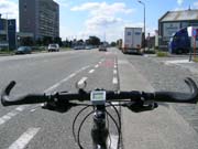 Hotelden gara giden yol.