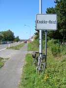 Knokke kasabasına ulaşıyorum.